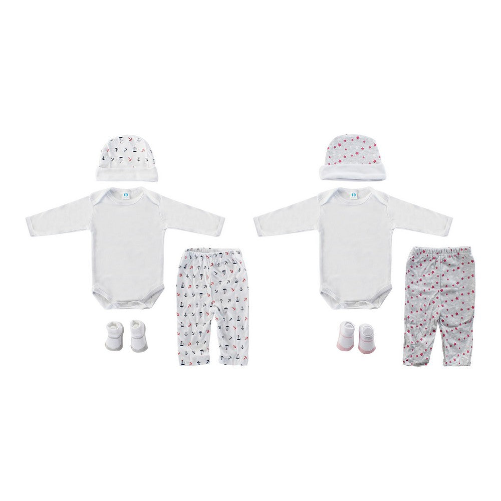 Gavesett til Babyer DKD Home Decor 0-6 måneder Bomull (2 pcs)