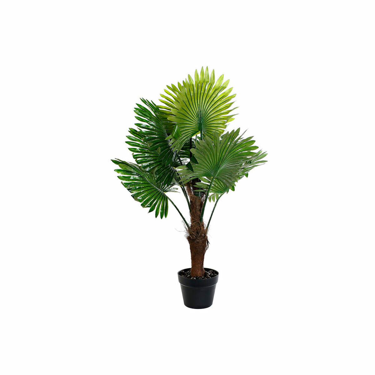 Dekorativ Plante DKD Home Decor Svart Brun Grønn PVC Polypropylen (PP) (80 x 70 x 100 cm)