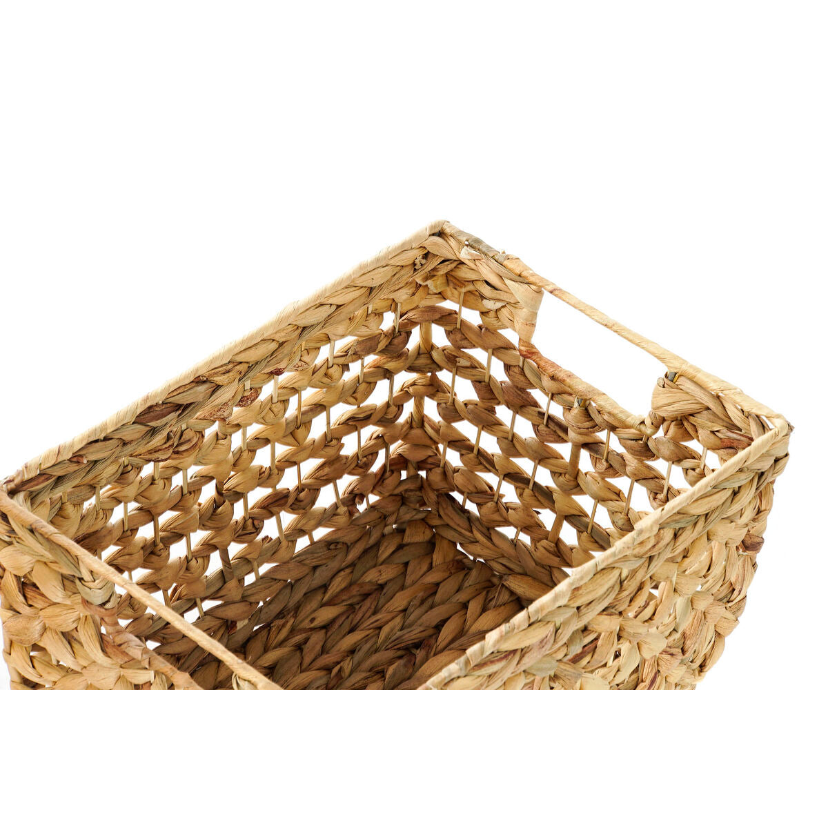 Basketballsett DKD Home Decor Siv (48 x 35 x 28 cm) (3 Deler)