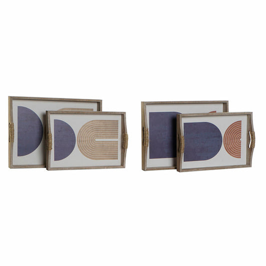 Brett DKD Home Decor Tre MDF (2 pcs) (40 x 30 x 6 cm)