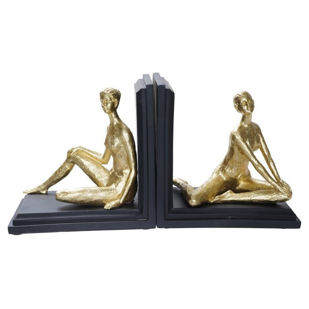 Kirjatuki DKD Home Decor Harpiks (31.5 x 9.5 x 20.5 cm) (2 pcs)