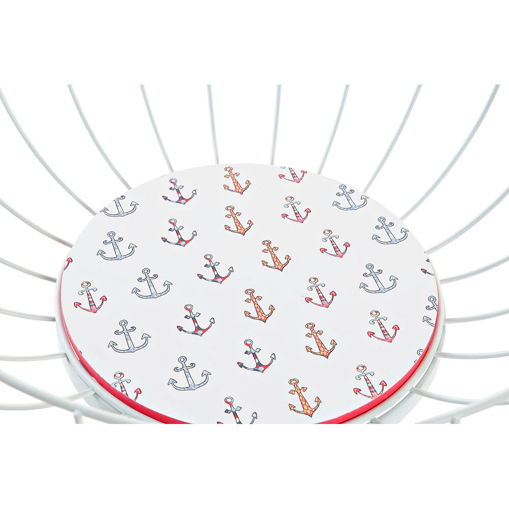 Fruktbolle DKD Home Decor Metall MDF (28 x 28 x 10 cm) (2 enheter)