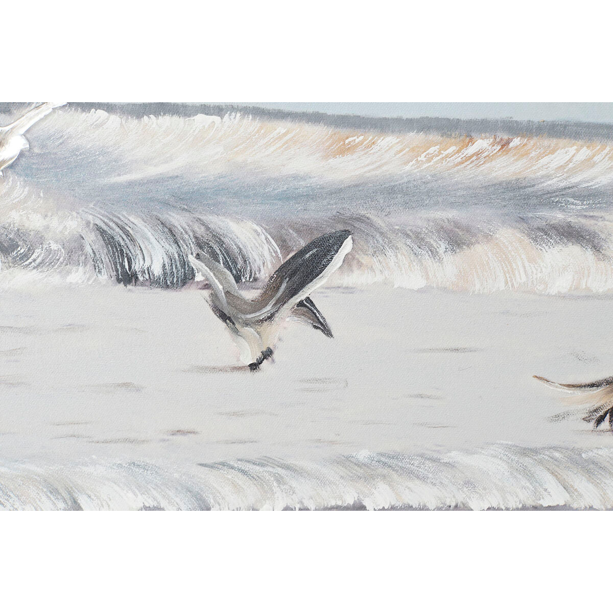 Maleri DKD Home Decor 120 x 2,8 x 80 cm Middelhavet Måker (2 enheter)
