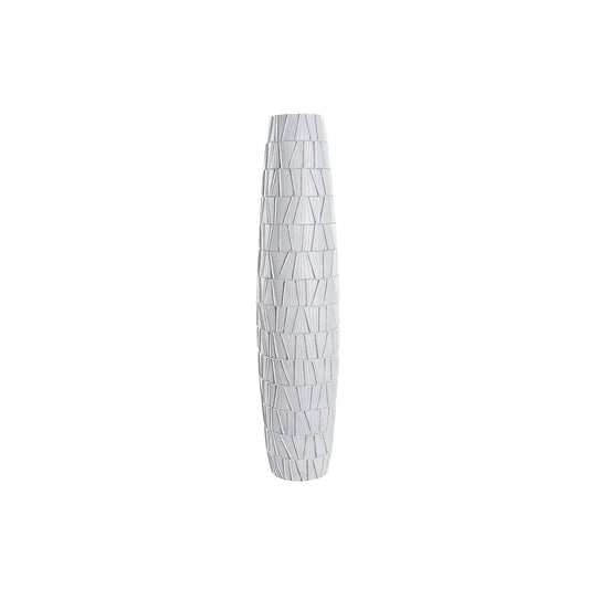 Vase DKD Home Decor Brun Hvit Harpiks Moderne (21 x 21 x 90 cm)