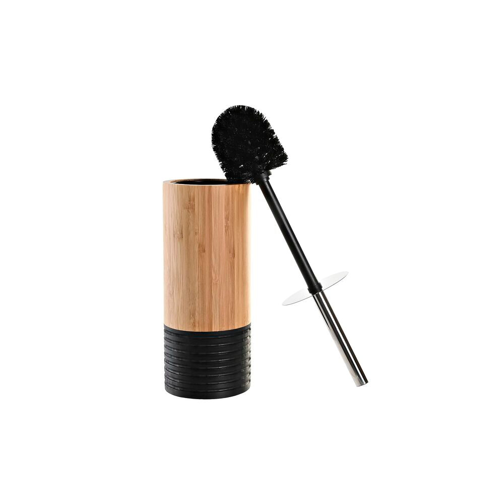 Dobørste DKD Home Decor Naturell Svart (10 x 10 x 36,8 cm)