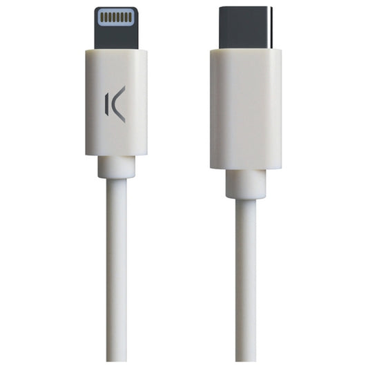 USB-C til Lightning-Kabel KSIX MFI (1 m) Hvit