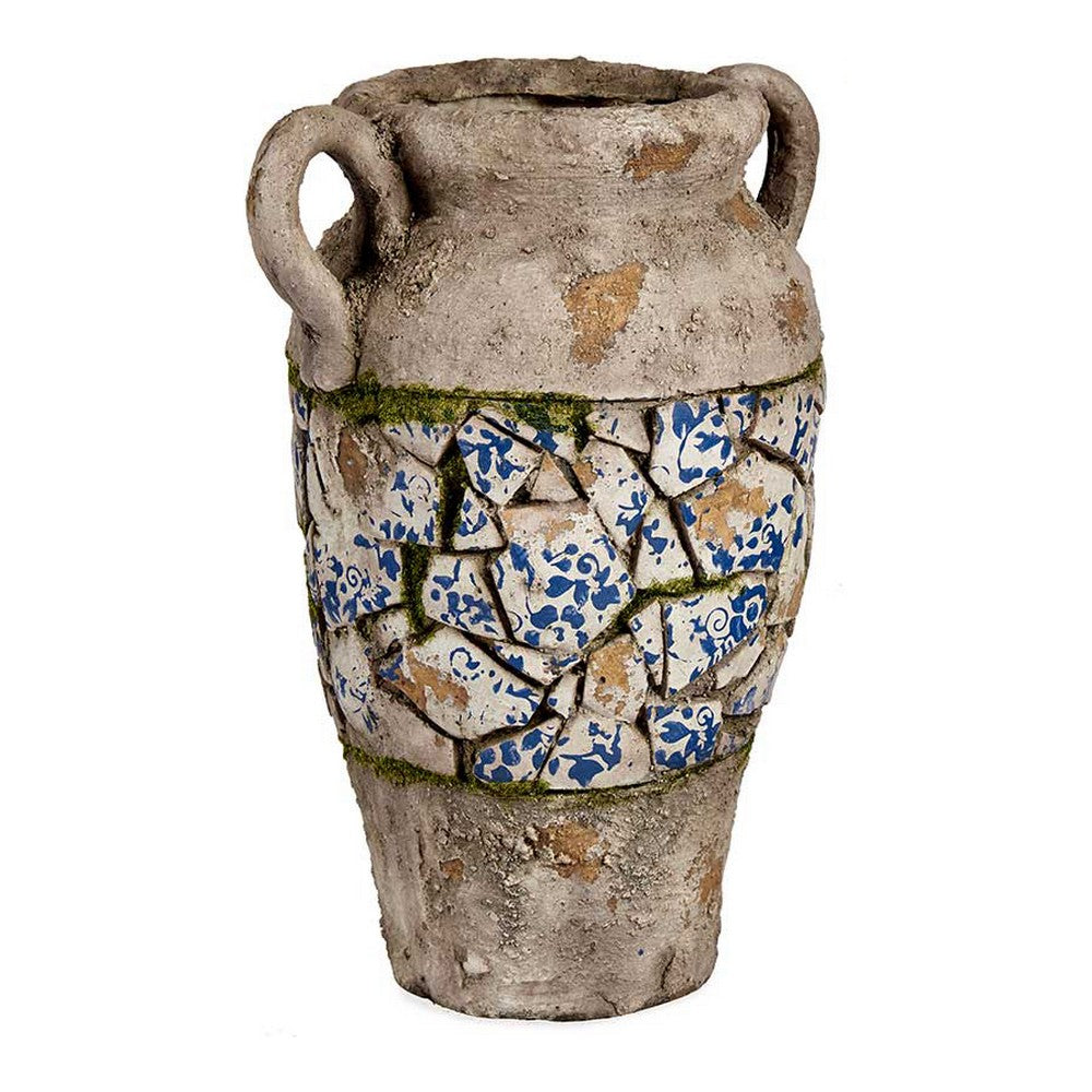 Dekorativ hagefigur Vase Aldret overflate Polyresin (21 x 34,5 x 28 cm)