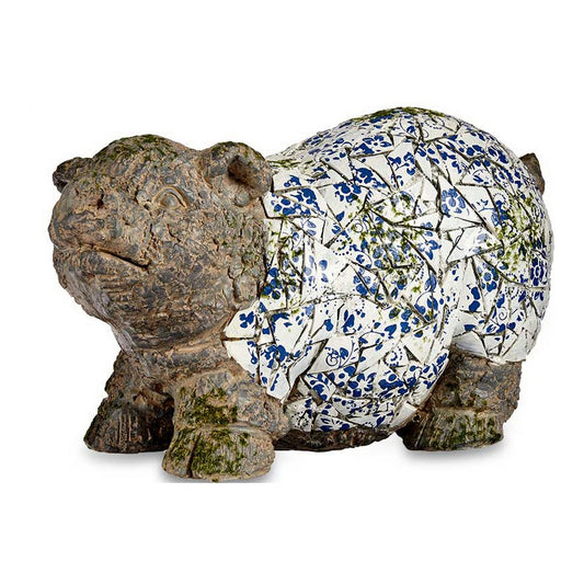 Dekorativ hagefigur Mosaikk Gris Polyresin (20,5 x 26 x 47 cm)