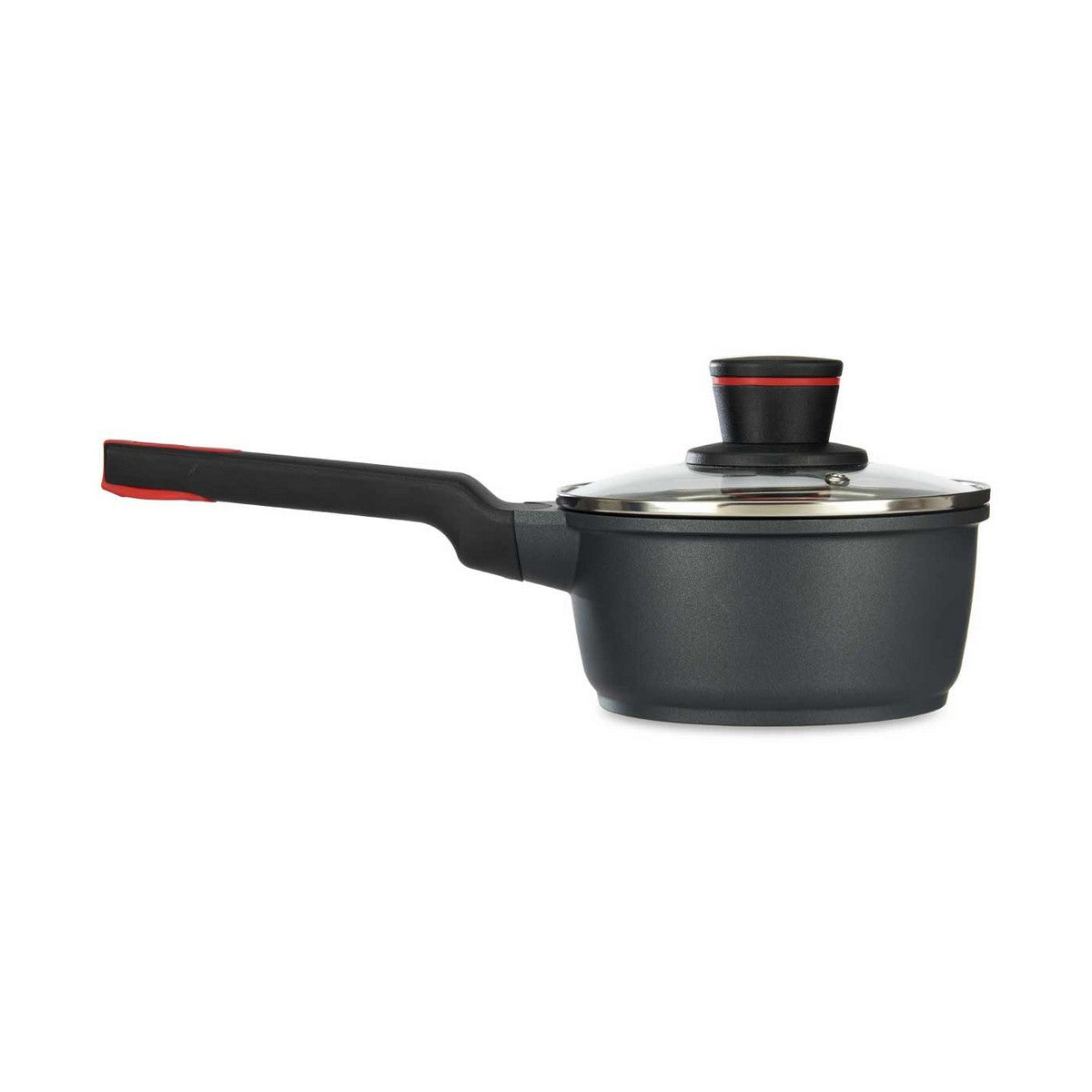 Gryte med Lokk Molten Svart Aluminium (Ø 16 cm)