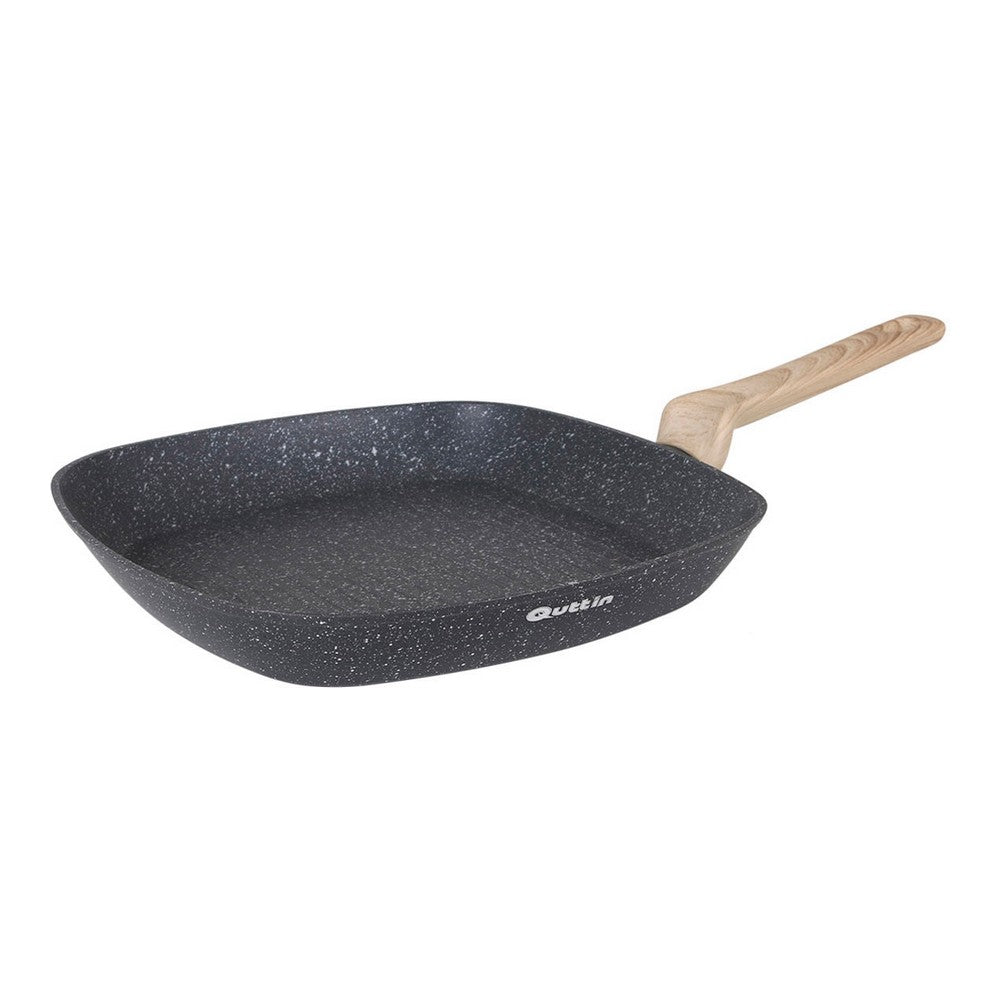 Flat grillstekepanne Quttin Nature Herdet aluminium (28 cm)
