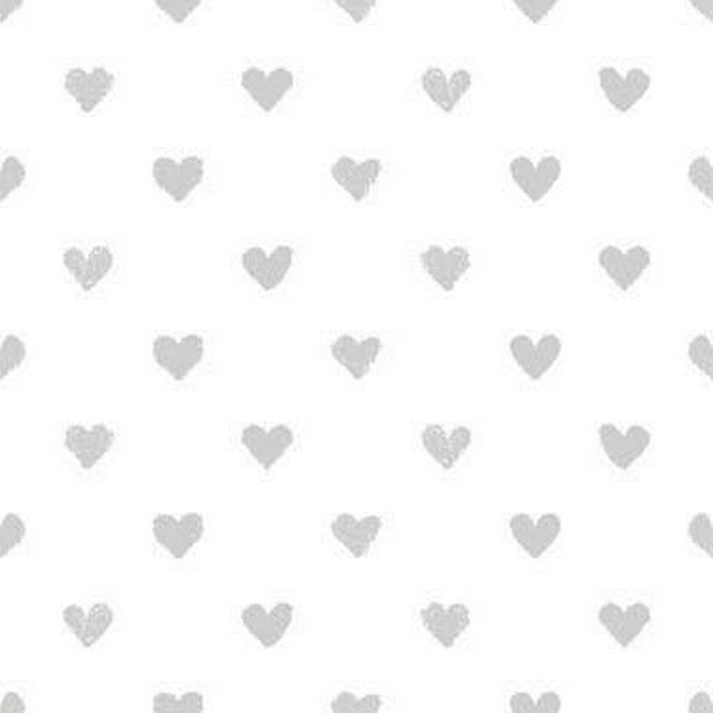 Barnesengbeskytter Cool Kids Hearts (60 x 60 x 60 + 40 cm)