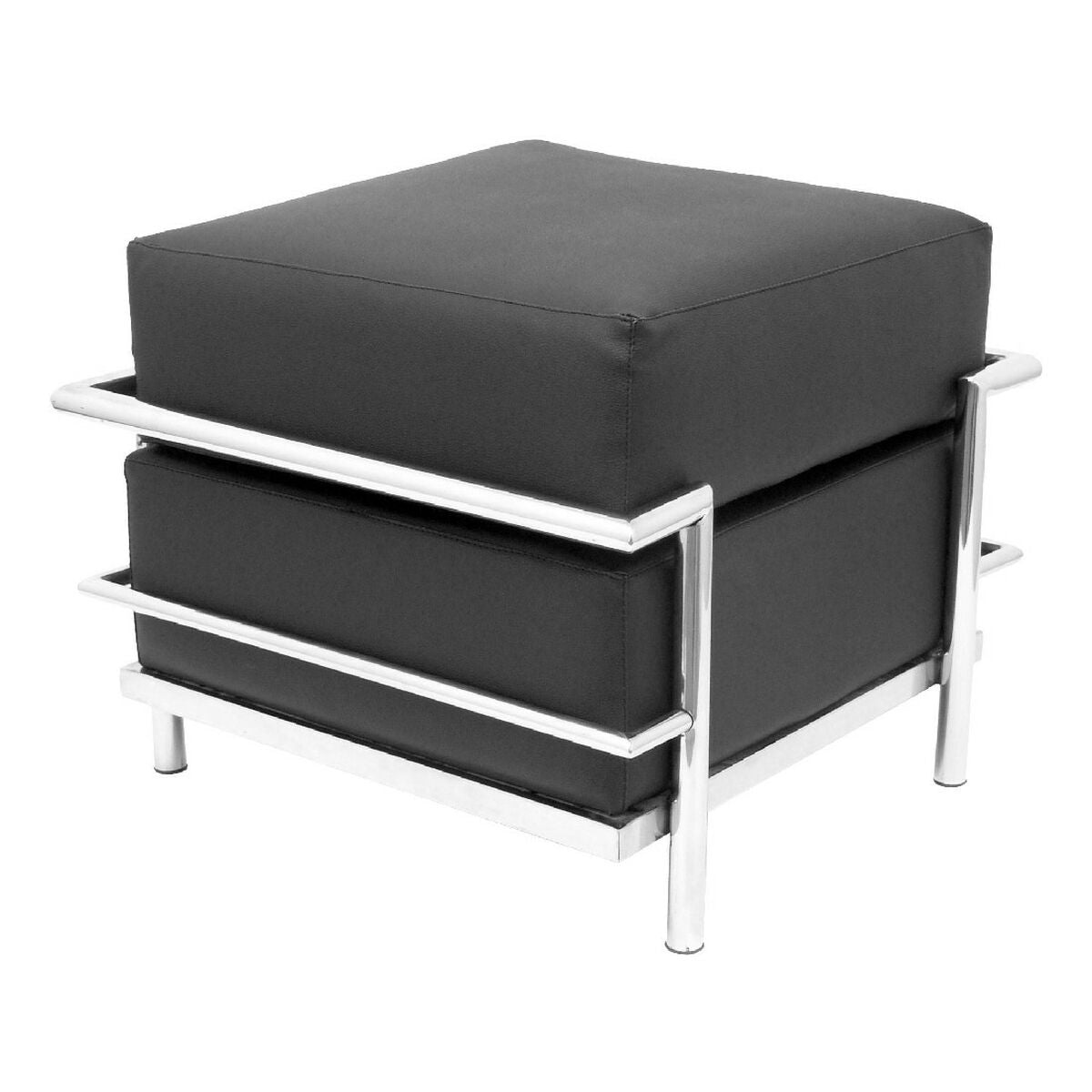 Fotstøtte P&C 57PSPNE Imitert skinn Svart