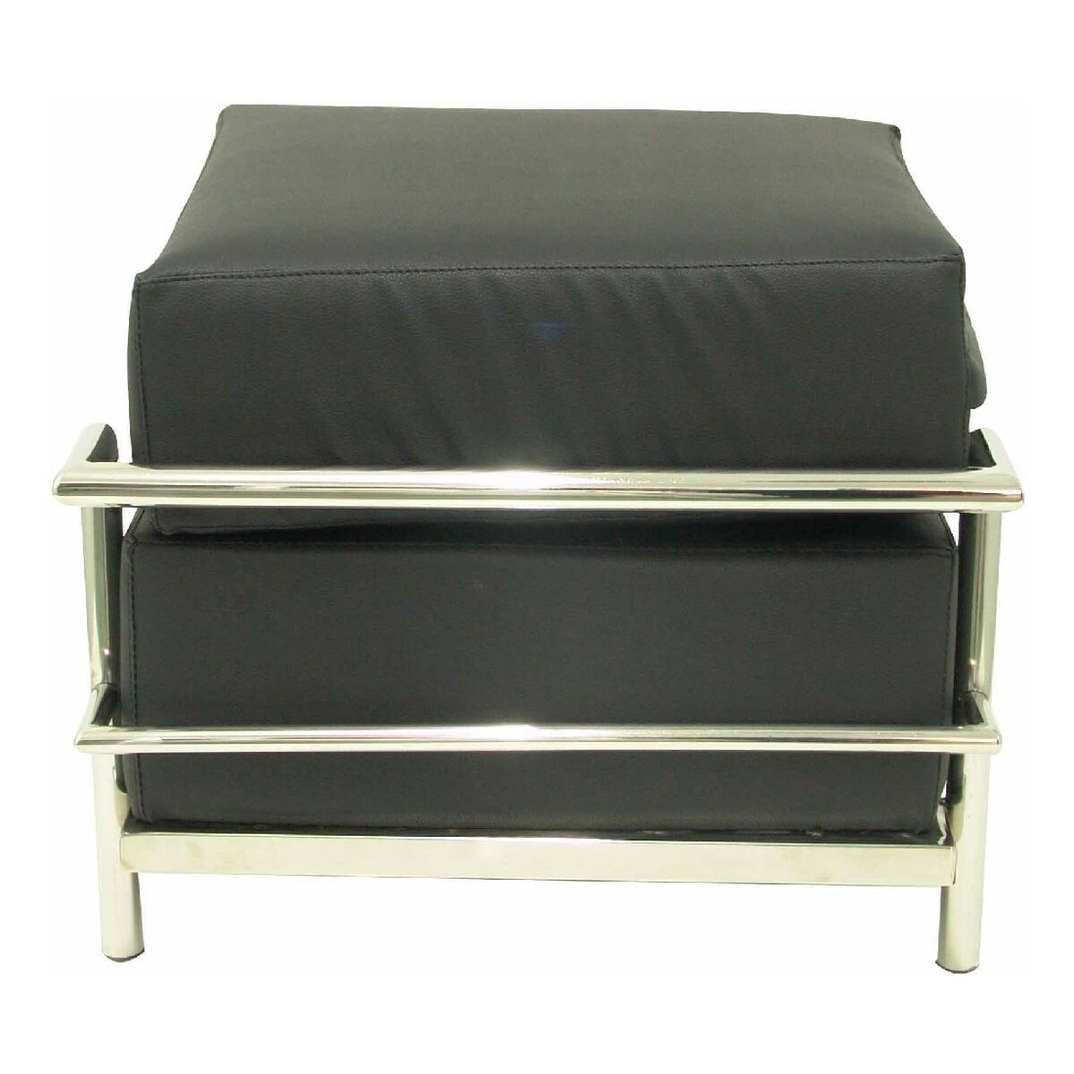 Fotstøtte P&C 57PSPNE Imitert skinn Svart