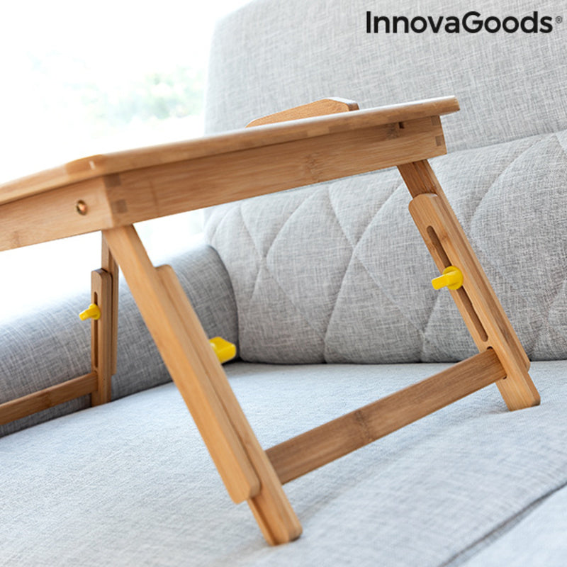 Sammenleggbart Sidebord av Bambus Lapwood InnovaGoods