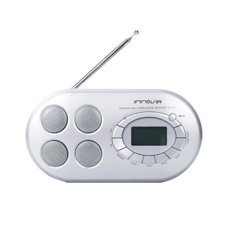 Transistorradio Innova FM02 MS/SW/FM Hvit