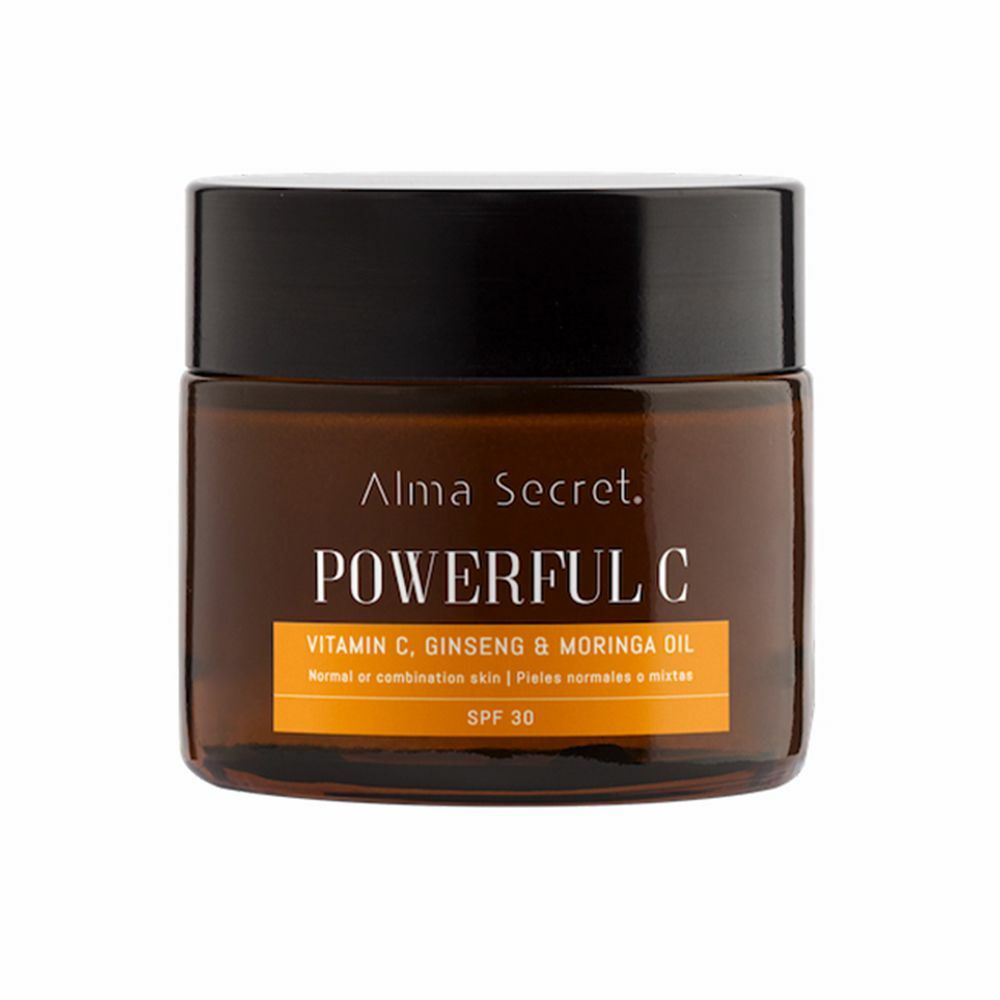 Highlighting Krem Alma Secret Powerful C Anti-aldring Oransje SPF 30 (50 ml)