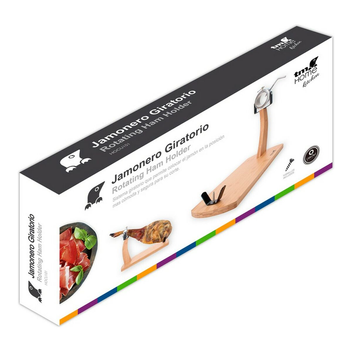 Skinkestativ av Tre (25 x 48 x 40 cm)