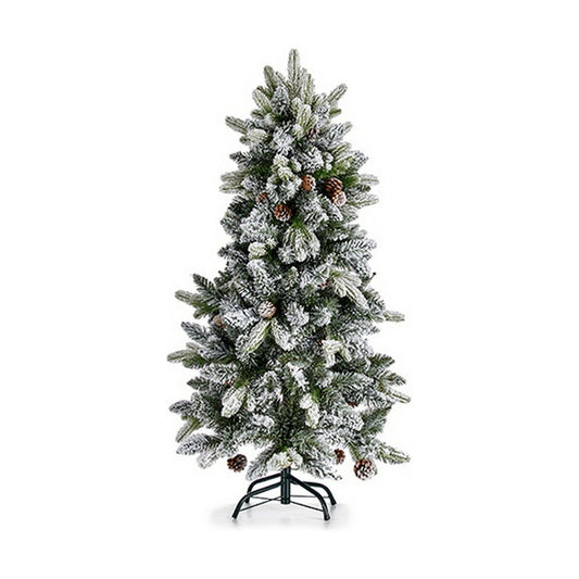 Juletre Metall Brun Hvit Grønn Plast