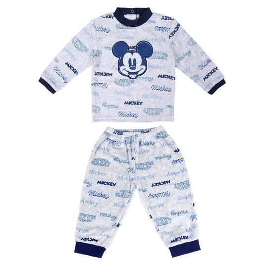 Nattdress Barne Mickey Mouse Grå
