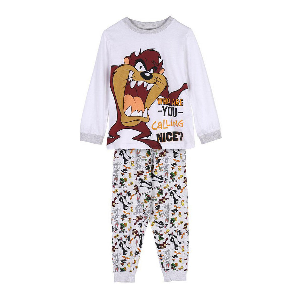 Nattdress Barne Looney Tunes Grå