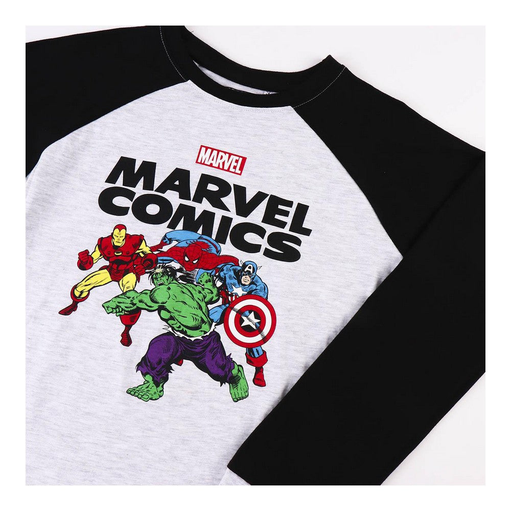Nattdress Barne Marvel Grå