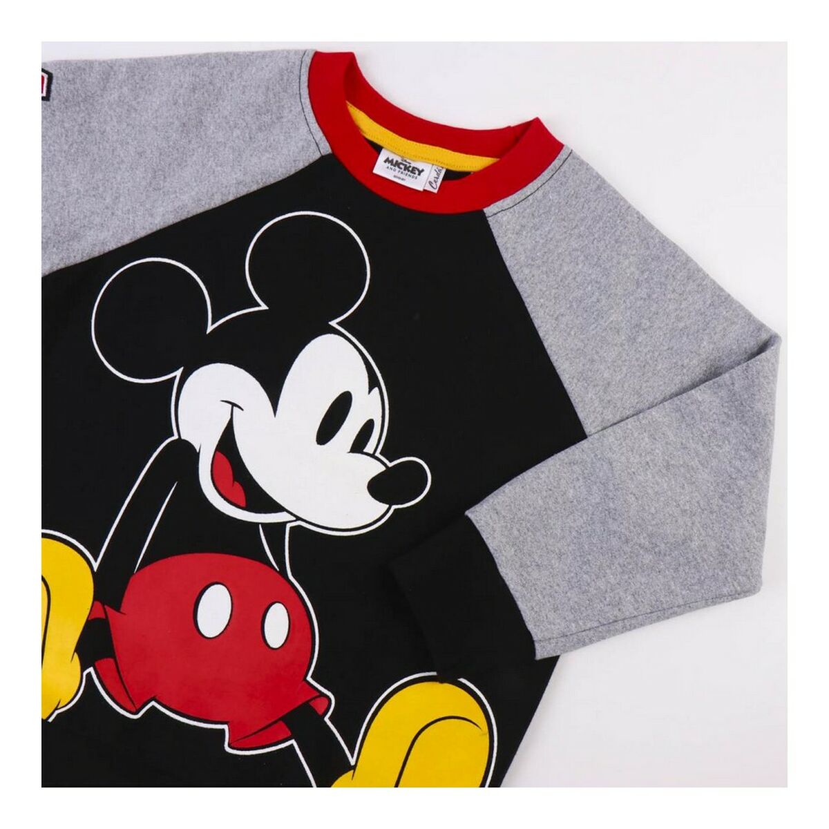 Treningsdrakt for barn Mickey Mouse 3 Deler Svart
