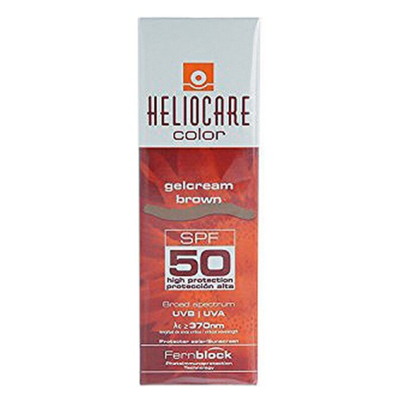 Hydrerende krem med farge Color Gelcream Heliocare SPF50 (50 Ml)