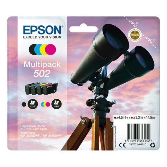 Kompatibel Blekkpatron Epson 502 Multipack 14,5 ml Gul Svart Cyan Magenta Ja