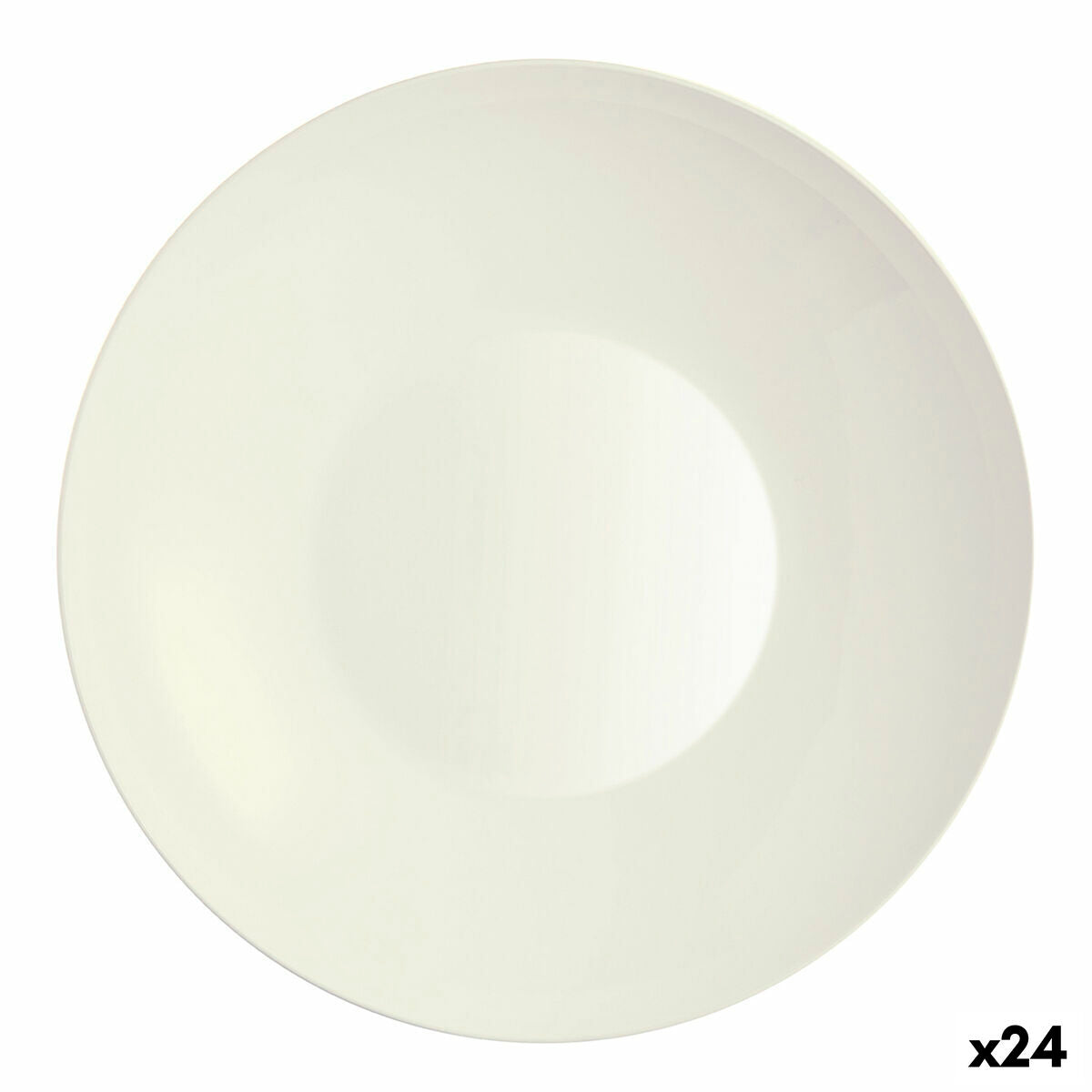 Dyp plate Arcoroc Intensity Beige Glass Ø 26 cm (24 enheter)