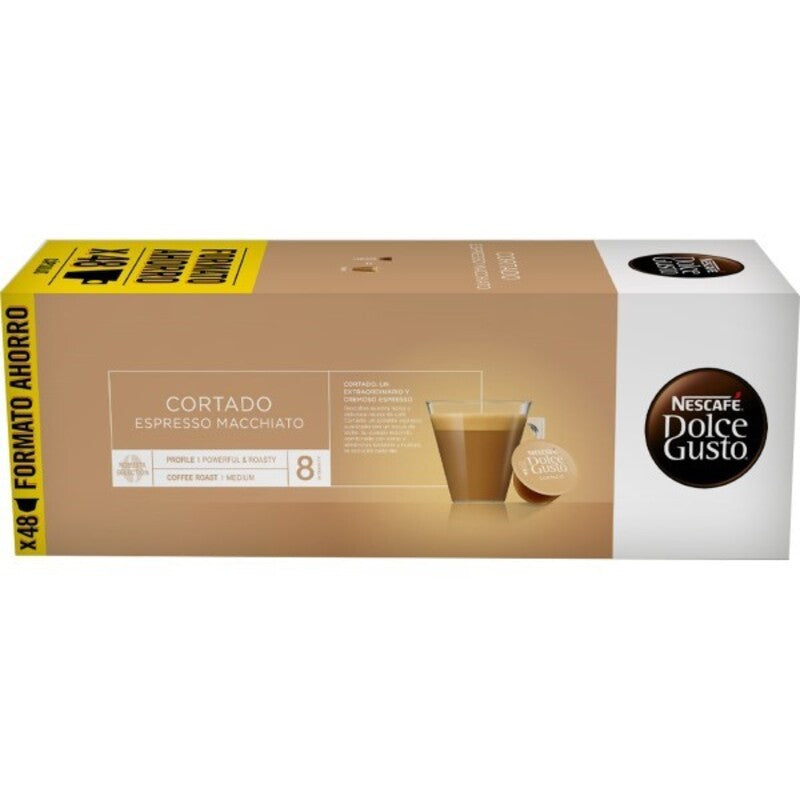 Kaffekapsler med Etui Nescafé Dolce Gusto Espresso Macchiato (48 uds)